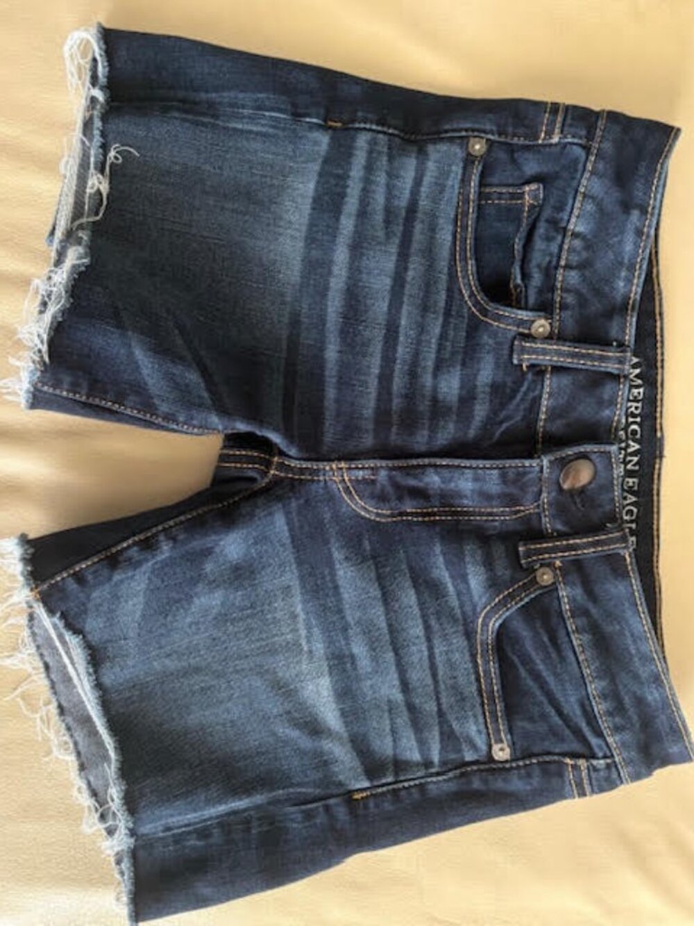 American Eagle Outfitters Navy Blue Denim Shorts